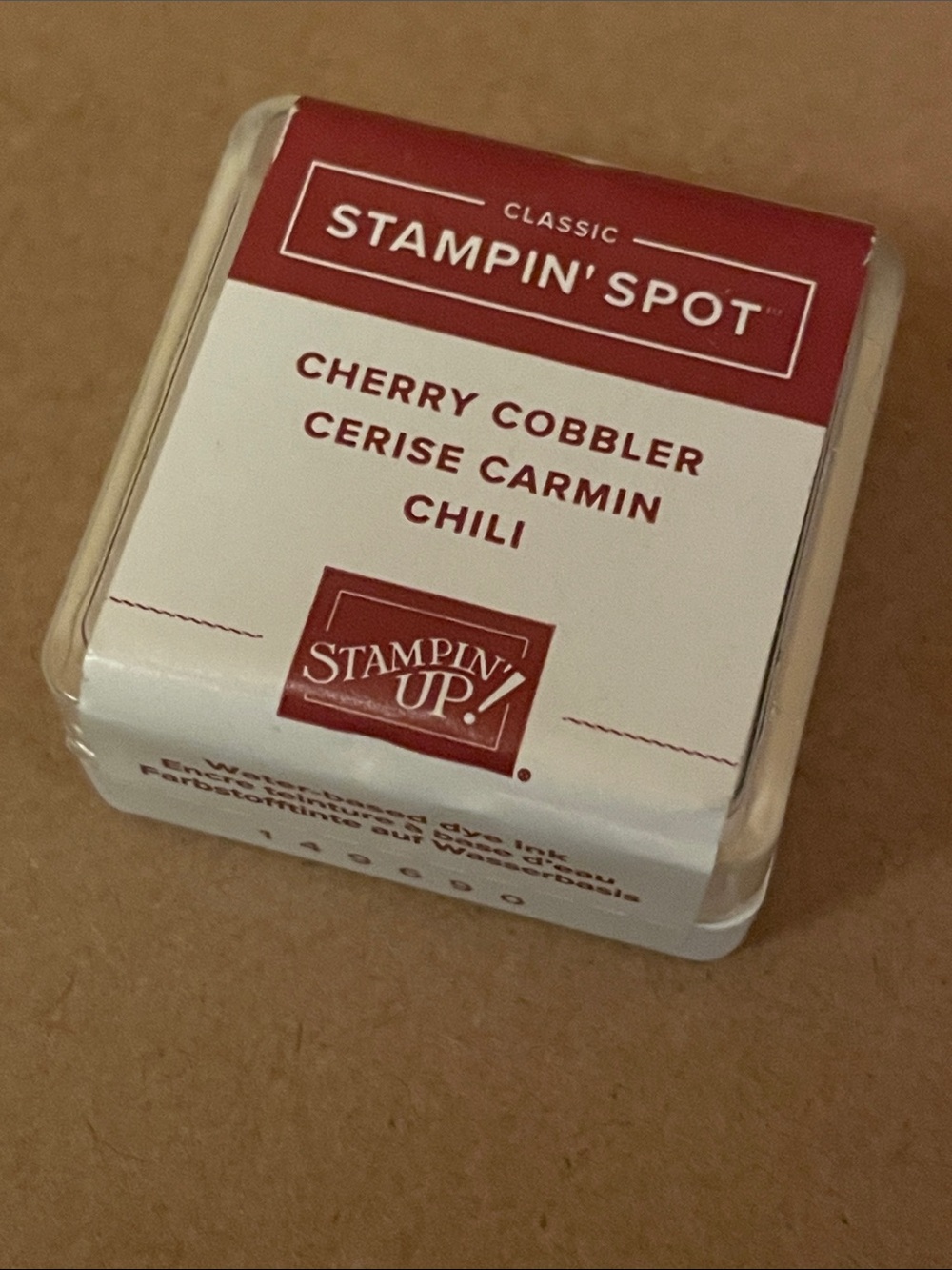 Stampin' Up! Cherry Cobbler Stampin' Spot - Deep Red Ink